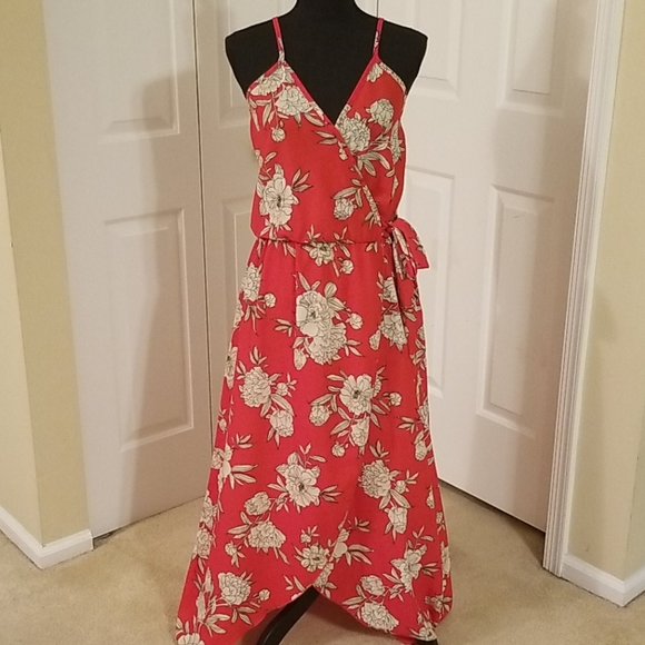 See You Monday Dresses & Skirts - ⬇️ ⭐ See You Monday ⭐ Floral Wrap Maxi Drese XL